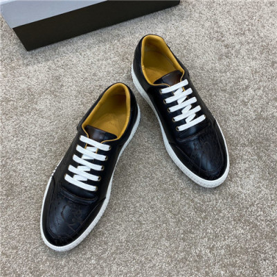 Berluti 2020 Men's Leather Sneakers - 벨루티 2020 남성용 레더 스니커즈,Size(240-270),BERTS0165,블랙