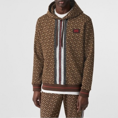 Burberry 2020 Mens Logo Casual Cotton Hoodie - 버버리 2020 남성 로고 캐쥬얼 코튼 후드티 Bur03507x.Size(s - 2xl).브라운