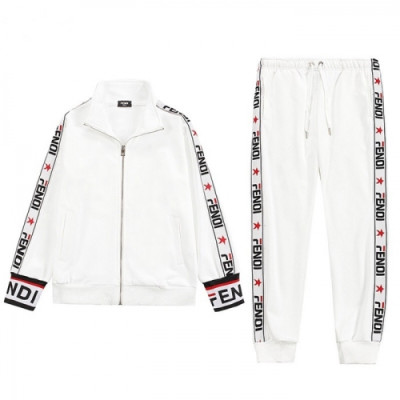 [펜디]Fendi 2020 Mens Patch Logo Training Down Clothes&Pants - 펜디 2020 남성 패치 로고 다운 트레이닝복&팬츠 Fen0899x.Size(m - 3xl).화이트