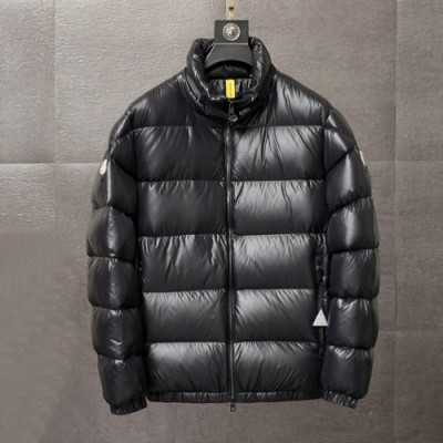 [몽클레어]Moncler 2020 Mens Patch Logo Modern Duck Down Padding - 몽클레어 2020 남성 패치 로고 모던 덕다운 패딩 Moc02073x.Size(m - 3xl).블랙