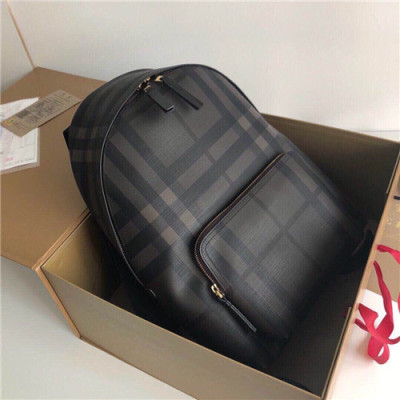 [버버리] Burberry 2020 Men's Nylon Backpack,42cm - 버버리 2020 남성용 네일론 백팩,42cm,BURB0513,블랙