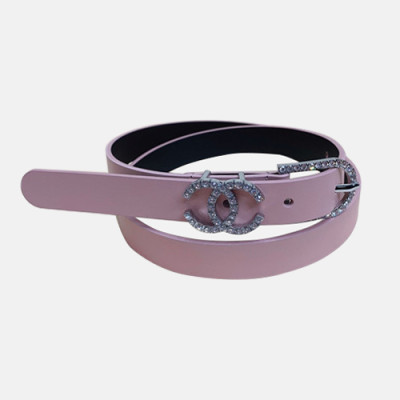 Chanel 2020 Women's Leather Belt - 샤넬 2020 여성용 레더 벨트,2cm,핑크