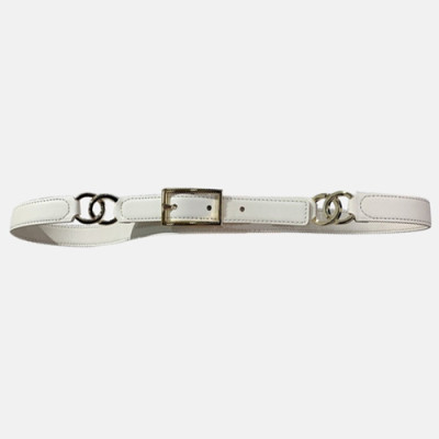 Chanel 2020 Women's Leather Belt - 샤넬 2020 여성용 레더 벨트,2cm,화이트