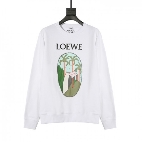 [로에베]Loewe 2020 Mens Logo Crew-neck Cotton Tshirts - 로에베 2020 남성 로고 크루넥 코튼 긴팔티 Loe0341x.Size(xs - l).화이트
