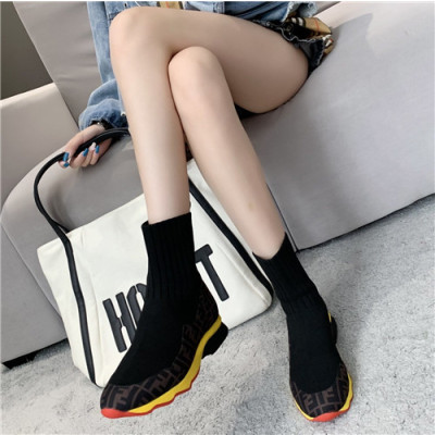 Fendi 2021 Women's Sneakers - 펜디 2021 여성용 스니커즈,Size(225-250),FENS0358,블랙