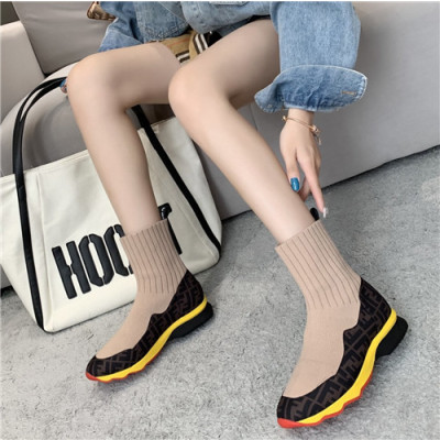 Fendi 2021 Women's Sneakers - 펜디 2021 여성용 스니커즈,Size(225-250),FENS0360,베이지