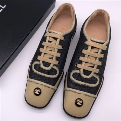 Chanel 2021 Women's Leather Flat - 샤넬 2021 여성용 레더 플렛,Size(225-250),CHAS0516,블랙