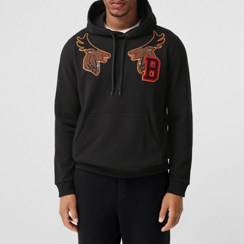 Burberry 2020 Mens Logo Casual Cotton Hoodie - 버버리 2020 남성 로고 캐쥬얼 코튼 후드티 Bur03527x.Size(s - 2xl).블랙