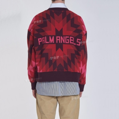 [팜 엔젤스]Palm Angels 2020 Mens Logo Crew-neck Sweaters - 팜 엔젤스 2020 남성 로고 크루넥 스웨터 Pam0267x.Size(xs - l).레드