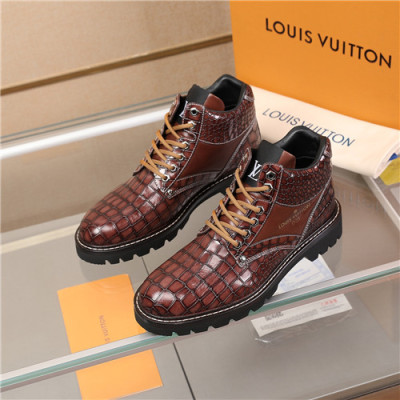 Louis Vuitton 2020 Men's Leather Shoes - 루이비통 2020 남성용 레더 슈즈,Size(240-270),LOUS1594,브라운