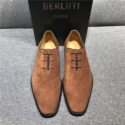 Berluti 2020 Men's Leather Oxford Shoes - 벨루티 2020 남성용 레더 옥스퍼드 슈즈,Size(240-270),BERTS0187,카멜