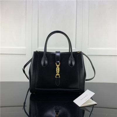 [구찌]Gucci 2020 Women's Leather Tote Shoulder Bag,30cm - 구찌 2020 여성용 레더 토트 숄더백,30cm,GUB1244,블랙