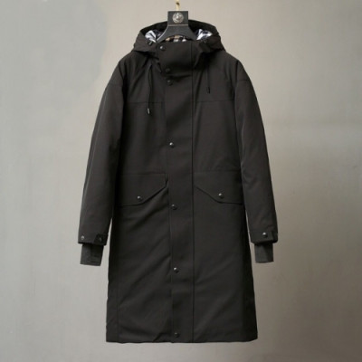 [버버리]Burberry 2020 Mens Logo Goose Down Long Padding - 버버리 2020 남성 빈티지 로고 구스다운 롱패딩 Bur03568x.Size(m - 3xl).블랙