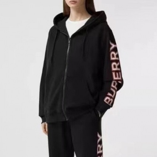 Burberry 2020 Mens Logo Casual Cotton Hoodie - 버버리 2020 남성 로고 캐쥬얼 코튼 후드티 Bur03581x.Size(s - xl).블랙
