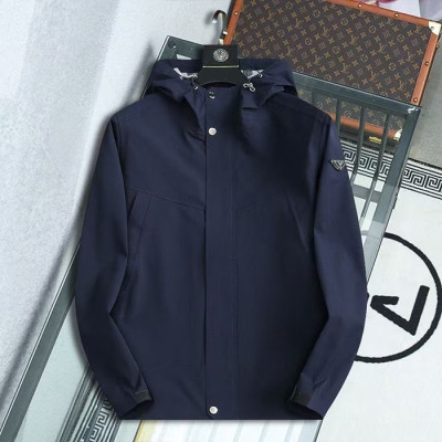 [프라다]Prada 2025 Mens Logo Casual Jackets - 프라다 2025 남성 로고 캐쥬얼 자켓 Pra02153x.Size(m - 2xl).네이비