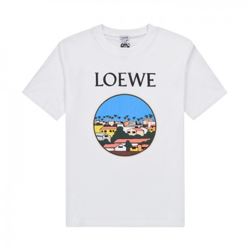 [로에베]Loewe 2021 Mm/Wm Smile Short Sleeved Tshirts - 로에베 2021 남자 스마일 실켓 반팔티 Loe0359x.Size(s - xl).화이트