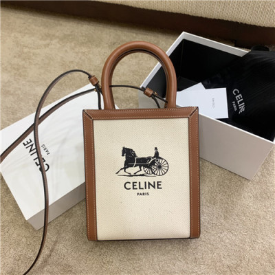 [셀린느]Celine 2020 Women's Mini Tote Shoulder bag,20cm - 셀린느 2020 여성용 미니 토트 숄더백,20cm,CLNB0661,카멜