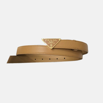 Prada 2021 Women's Leather Belt - 프라다 2021 여성용 레더 벨트,PRABT0043,카멜