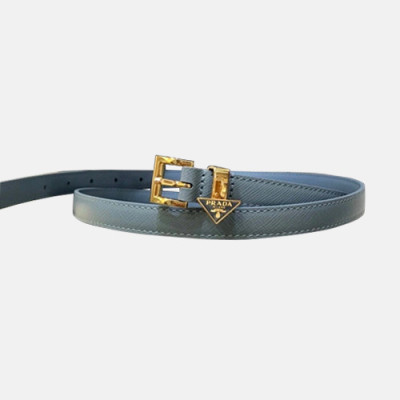 Prada 2021 Women's Leather Belt - 프라다 2021 여성용 레더 벨트,PRABT0047,블루