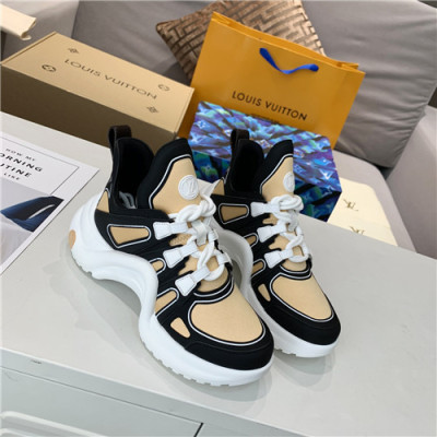 Louis Vuitton 2020 Women's Leather Sneakers - 루이비통 2020 여성용 레더 스니커즈,Size(225-250),LOUS1732,베이지