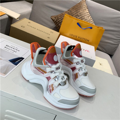 Louis Vuitton 2020 Women's Leather Sneakers - 루이비통 2020 여성용 레더 스니커즈,Size(225-250),LOUS1737,화이트