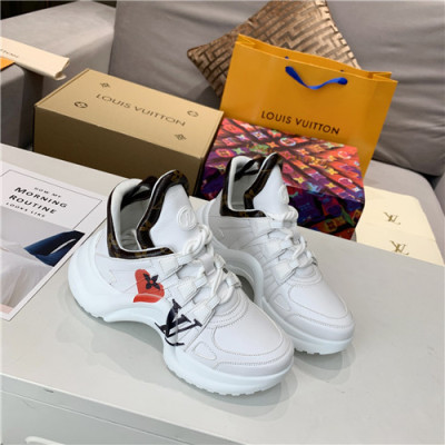 Louis Vuitton 2020 Women's Leather Sneakers - 루이비통 2020 여성용 레더 스니커즈,Size(225-250),LOUS1739,화이트