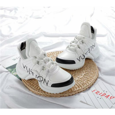 Louis Vuitton 2020 Women's Leather Sneakers - 루이비통 2020 여성용 레더 스니커즈,Size(225-250),LOUS1742,화이트