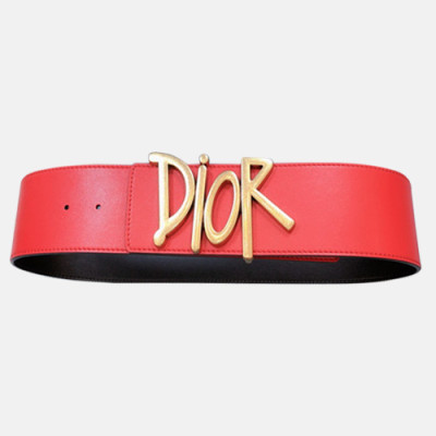 Dior 2021 Women's Leather Belt - 디올 2021 여성용 레더 벨트,DIOBT0042,레드