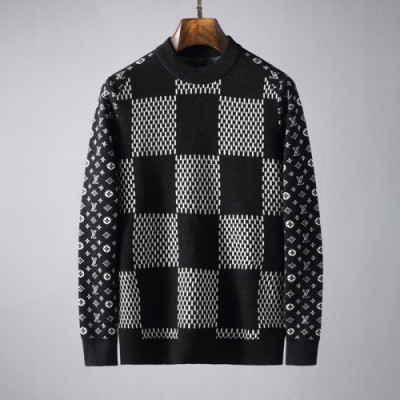 [루이비통]Louis vuitton 2021 Mens Casual Sweaters - 루이비통 2021 남성 캐쥬얼 스웨터 Lou02566x.Size(m - 3xl).블랙