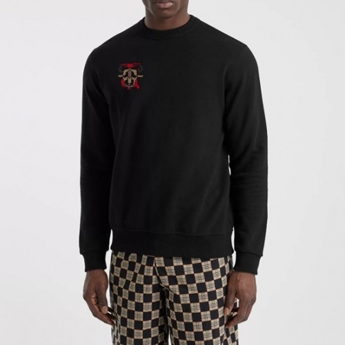 [버버리]Burberry 2021 Mens Logo Casual Cotton Tshirts - 버버리 2021 남성 로고 캐쥬얼 코튼 맨투맨 Bur03634x.Size(m - 4xl).블랙