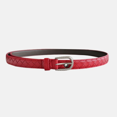 Bottega Veneta 2021 Women's Leather Belt - 보테가 베네타 2021 여성용 레더 벨트,BOTBT0034,레드