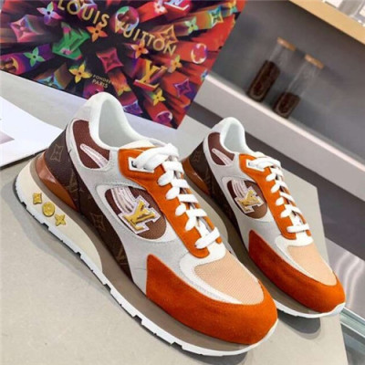 Louis Vuitton 2021 Men's Leather Sneakers - 루이비통 2021 남성용 레더 스니커즈,Size(240-270),LOUS1767,오렌지