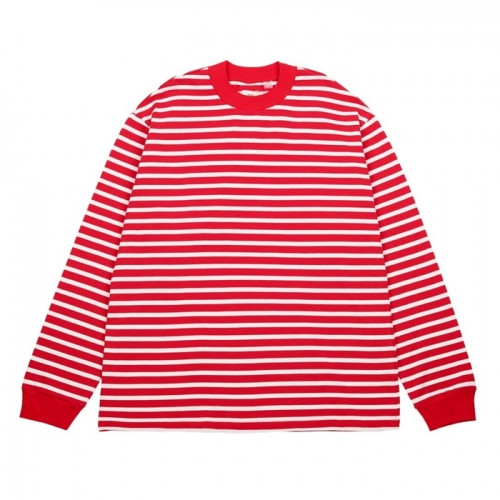 [피어오브갓]Fear of god 2021 Mens Minimal Cotton Tshirts - 피어오브갓 2021 남성 미니멀 코튼 긴팔티 Fea0247x.Size(s - xl).레드
