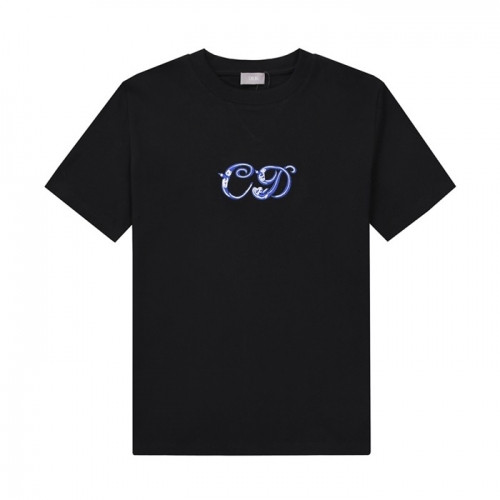 [디올]Dior 2021 Mens Casual Crew-neck Short Sleeved Tshirts - 디올 2021 남성 캐쥬얼 크루넥 반팔티 Dio01104x.Size(xs - l).블랙