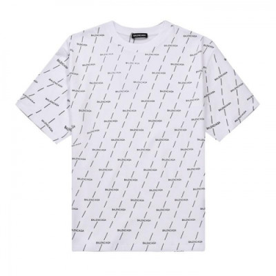 [발렌시아가]Balenciaga 2021 Mm/Wm Logo Cotton Short Sleeved Tshirts - 발렌시아가 2021 남/녀 로고 코튼 반팔티 Bal0925x.Size(xs - l).화이트