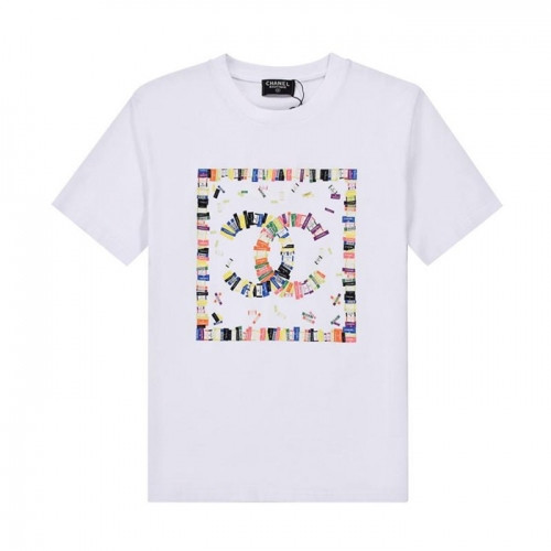 [샤넬]Chanel 2021 Mm/Wm 'CC' Logo Cotton Short Sleeved Tshirts - 샤넬 2021 남/녀 'CC'로고 코튼 반팔티 Cnl0652x.Size(xs - l).화이트