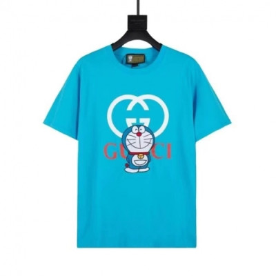 [매장판]Gucci 2021 Mm/Wm Logo Short Sleeved Tshirts - 구찌 2021 남/녀 로고 반팔티 Guc03387x.Size(xs - l).블루