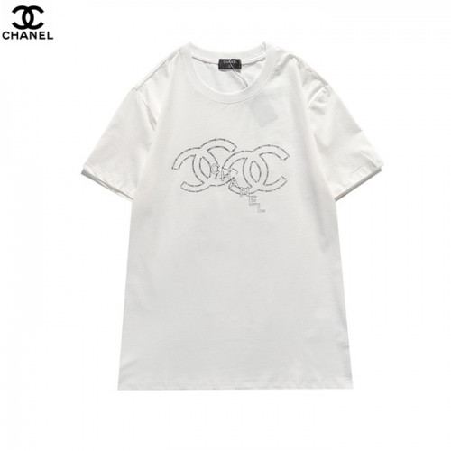 [샤넬]Chanel 2021 Mm/Wm 'CC' Logo Cotton Short Sleeved Tshirts - 샤넬 2021 남/녀 'CC'로고 코튼 반팔티 Cnl0655x.Size(s - 2xl).화이트