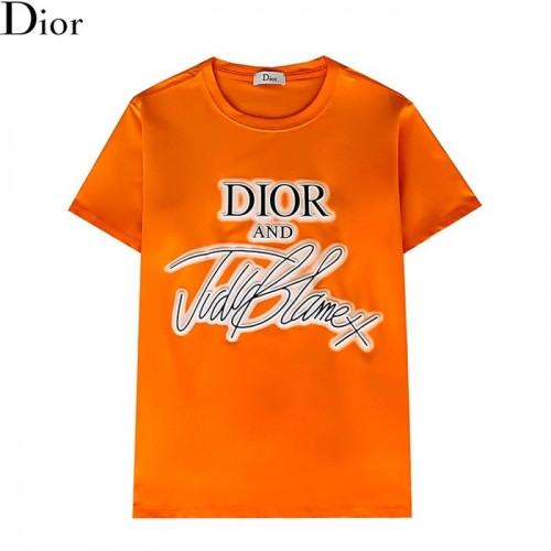 [디올]Dior 2021 Mm/Wm Casual Crew-neck Short Sleeved Tshirts - 디올 2021 남/녀 캐쥬얼 크루넥 반팔티 Dio01113x.Size(s - 2xl).오렌지