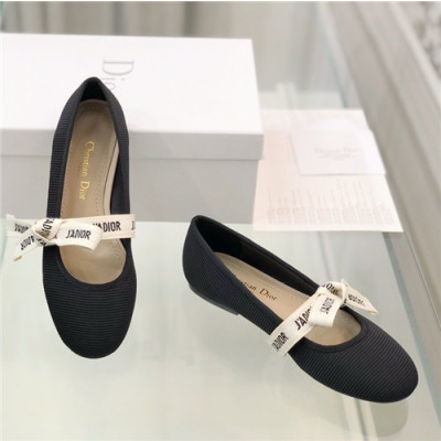 Dior 2021 Women's Leather Flat - 디올 2021 여성용 레더 플렛,Size(225-250),DIOS0314,블랙