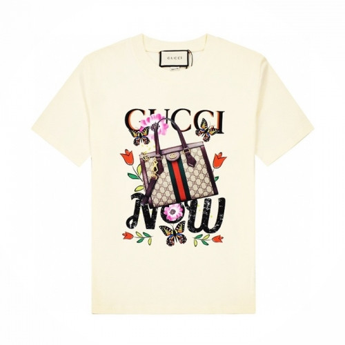 [매장판]Gucci 2021 Mm/Wm Logo Short Sleeved Tshirts - 구찌 2021 남/녀 로고 반팔티 Guc03410x.Size(xs - l).아이보리