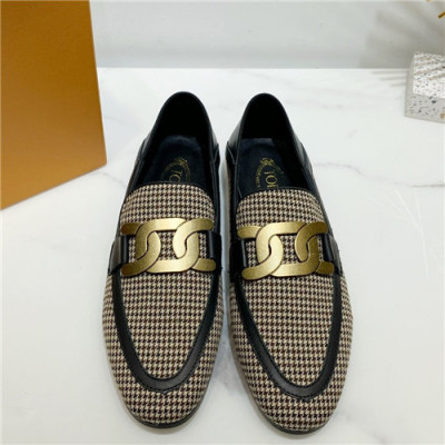 Tod's 2021 Women's Leather Flat - 토즈 2021 여성용 레더 플렛,Size(225-250),TODS0192,블랙