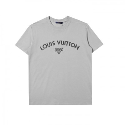 [루이비통]Louis vuitton 2021 Mm/Wm Logo Short Sleeved Tshirts - 루이비통 2021 남/녀 로고 반팔티 Lou02591x.Size(s - xl).그레이