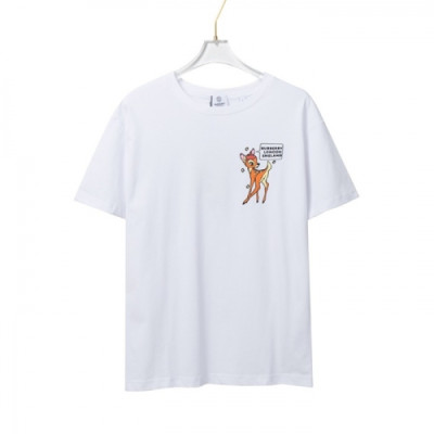 [버버리]Burberry 2021 Mm/Wm Logo Cotton Short Sleeved Tshirts - 버버리 2021 남/녀 로고 코튼 반팔티 Bur03666x.Size(xs - l).화이트