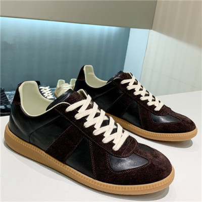 Maison Margiela 2021 Men's Leather Sneakers - 메종 마르지엘라 2021 남성용 레더 스니커즈,Size(240-270),MMS0064,브라운