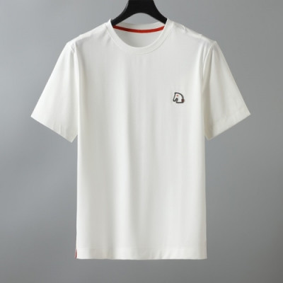 [에르메스]Hermes 2021 Mens Crew-neck Short Sleeved Tshirts - 에르메스 2021 남성 크루넥 반팔티 Her0579x.Size(m - 3xl).화이트