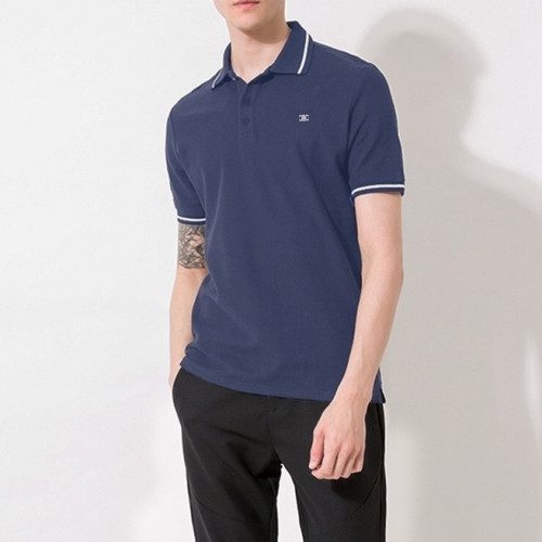 Celine 2021 Mens Hedi Slimane Logo Cotton Short Sleeved Tshirts - 셀린느 2021 남성 로고 코튼 폴로 반팔티 Cel0106x.Size(s - 2xl).네이비