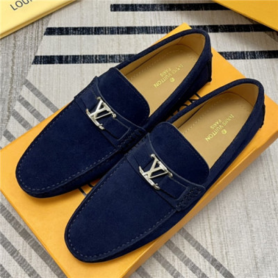 Louis Vuitton 2021 Men's Leather Loafer - 루이비통 2021 남성용 레더 로퍼,Size(240-270),LOUS1818,네이비