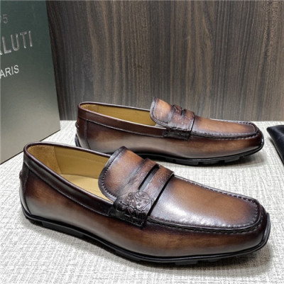 Berluti 2021 Men's Leather Oxford Shoes - 벨루티 2021 남성용 레더 옥스퍼드,Size(240-270),BERTS0200,브라운