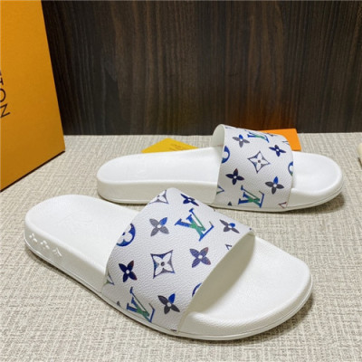 Louis Vuitton 2021 Men's Leather Slipper - 루이비통 2021 남성용 레더 슬리퍼,Size(240-270),LOUS1834,화이트